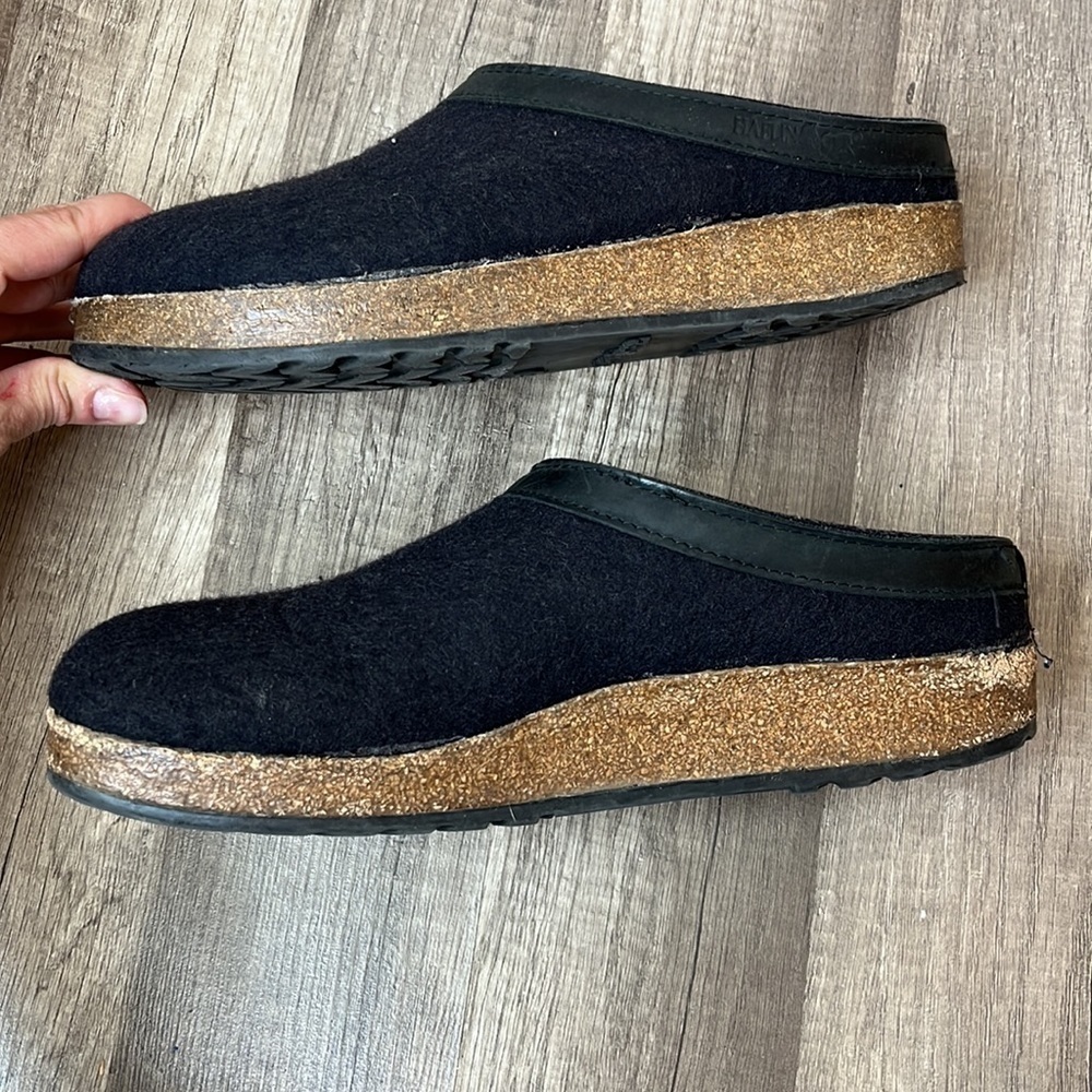Halflinger Clogs German Grizzly Torben Charcoal Black size 41 - Picture 5 of 16